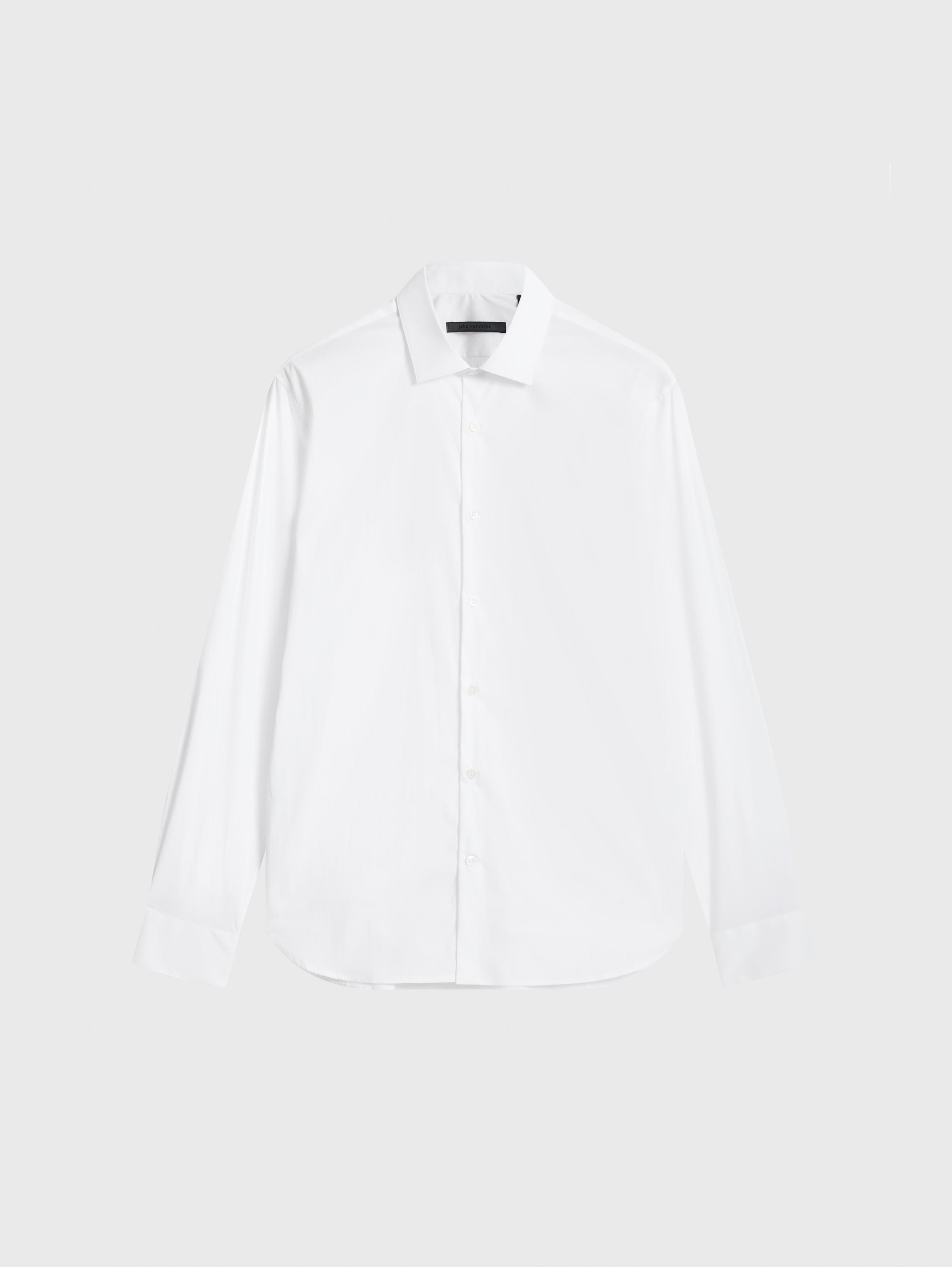 Men's Tall Traditional Fit Pattern No Iron Supima Oxford