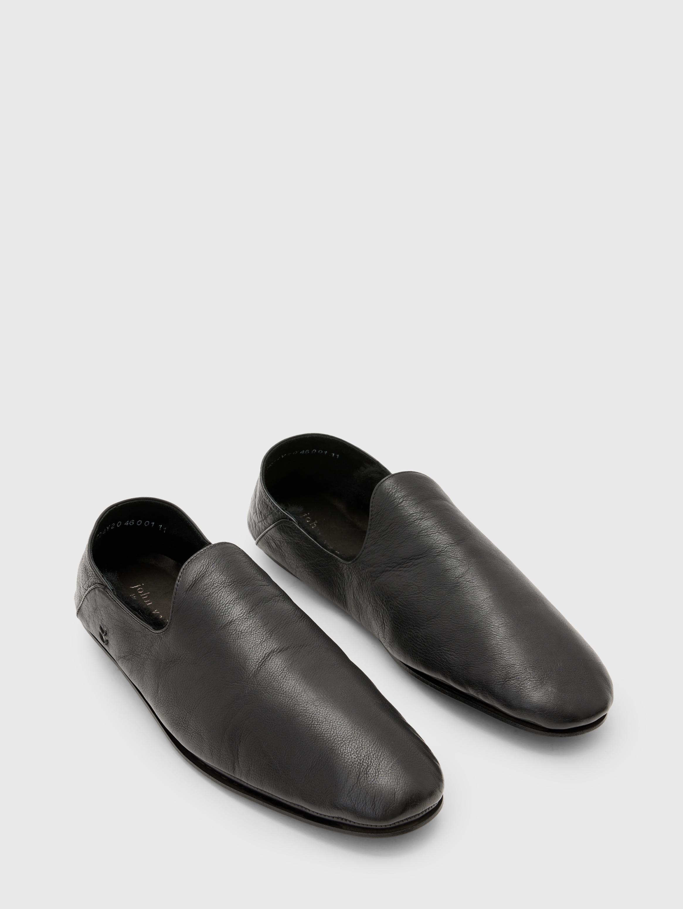 John Varvatos  Black Leather Loafer Slip On Loafers Men\'s Size 11‎ Italy Buy John Varvatos Mens Lodge Slip on Loafer at Ubuy Haiti main image 2