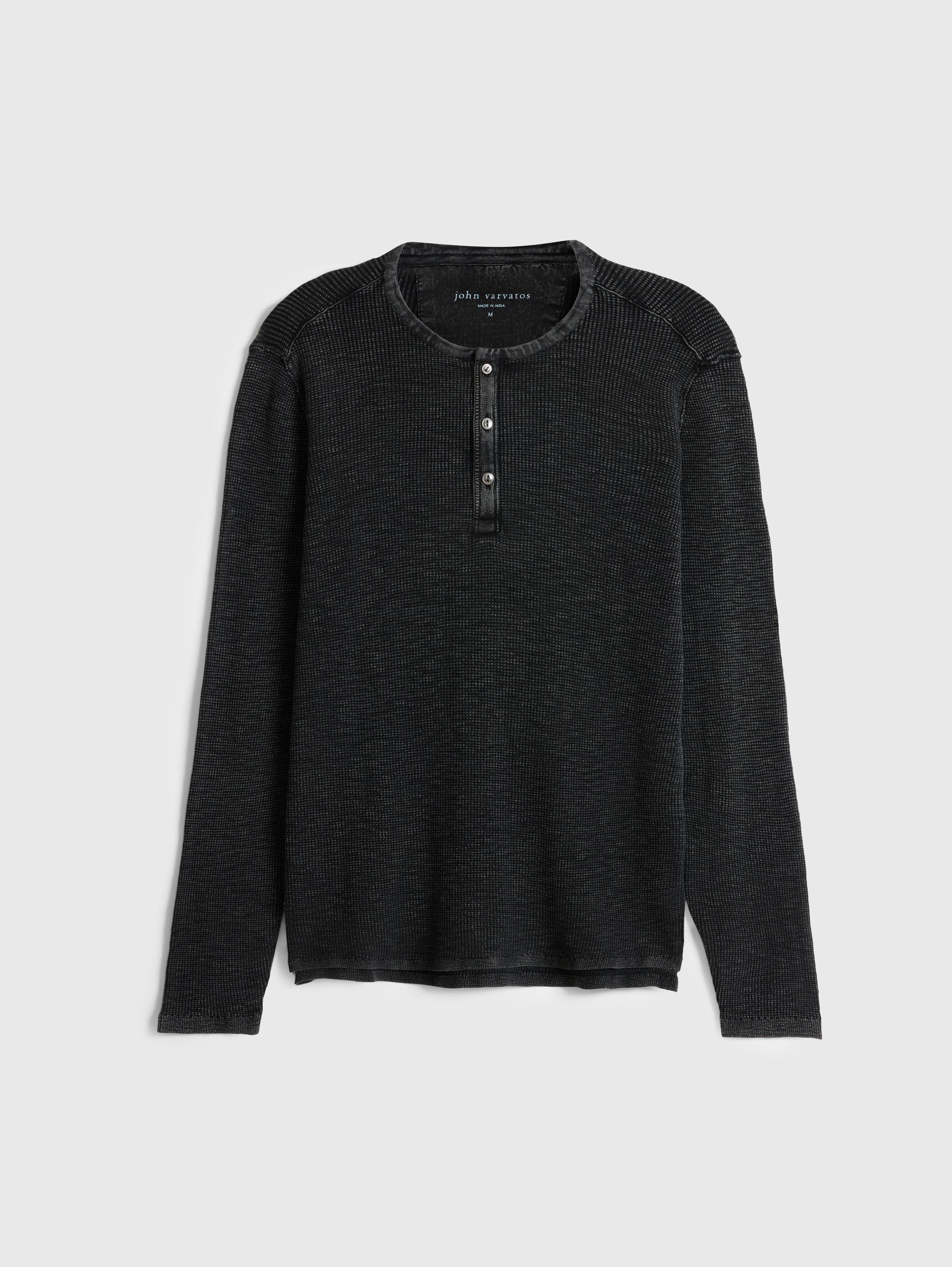 MEMPHIS WAFFLE HENLEY | John Varvatos