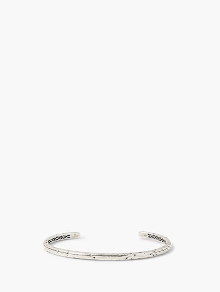 SILVER DISTRESSED CUFF