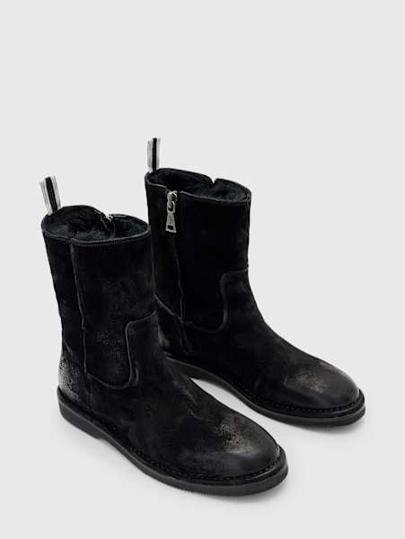 VARICK SHEARLING ZIP BOOT