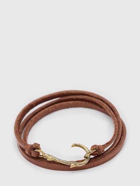 THORN BRASS WRAPAROUND BRACELET