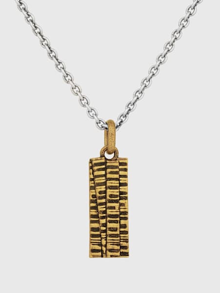 NOTCHED PENDANT NECKLACE