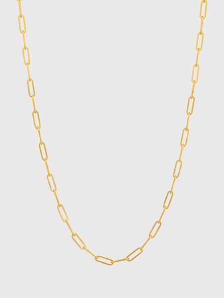 18K GOLD LINK NECKLACE