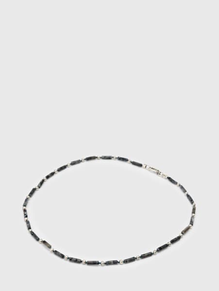 OBSIDIAN BEADED NECKLACE