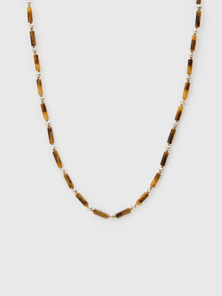 TIGERS EYE BEADED NECKLACE
