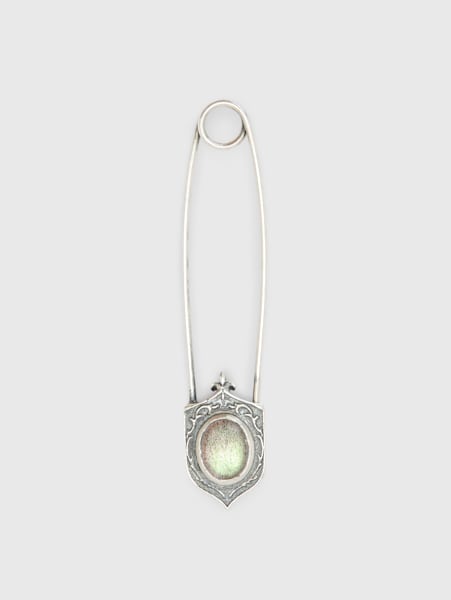 GOTHIC LABRADORITE PIN