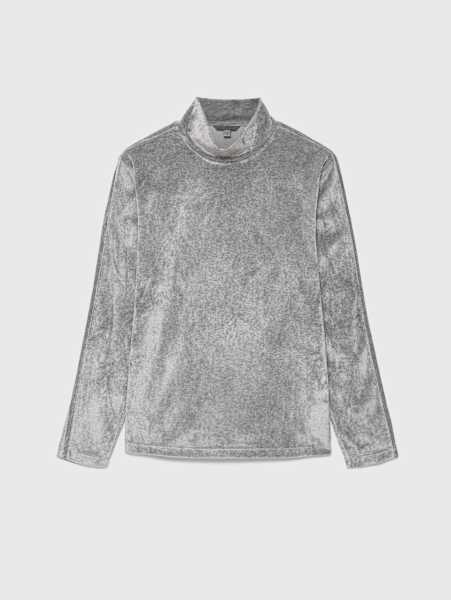 VIANA MOCKNECK VELVET SHIRT