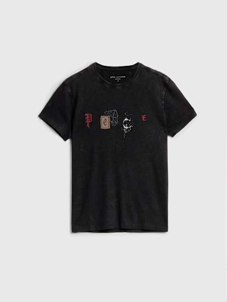 PEACE EMBELLISHED TEE