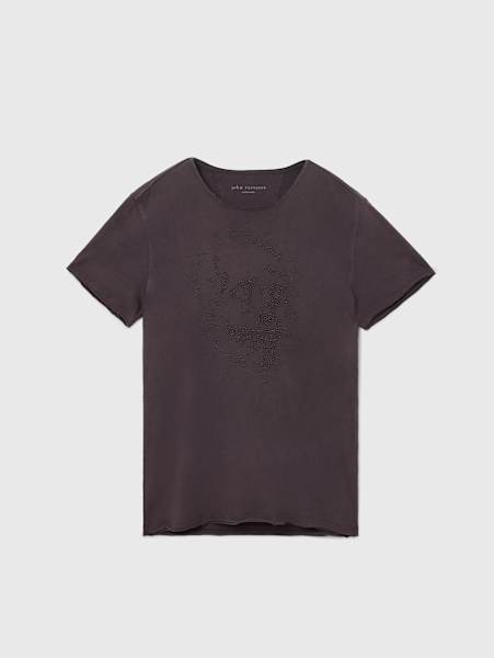 BEADED SKULL TEE
