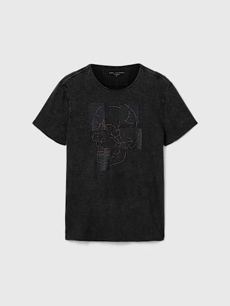 SKULL TILES GRAPHIC T-SHIRT