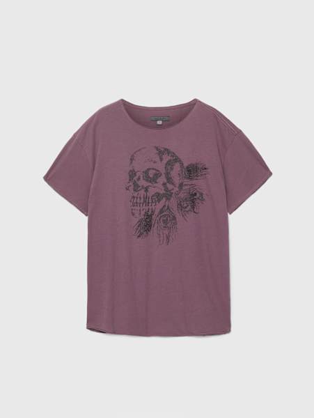 SKULL FEATHER TEE