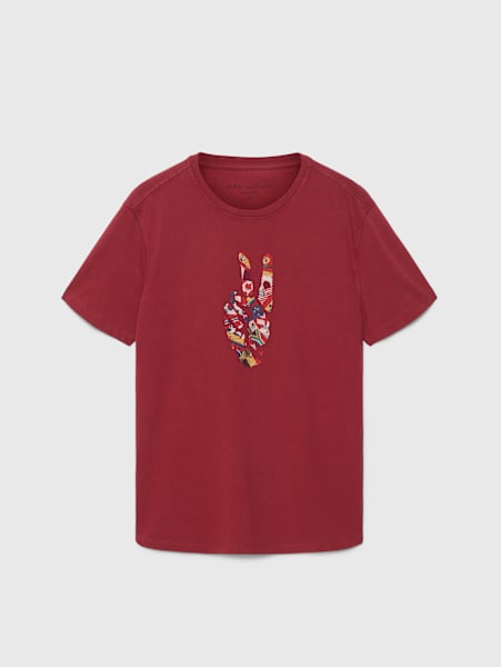 WORLD FLAGS PEACE TEE