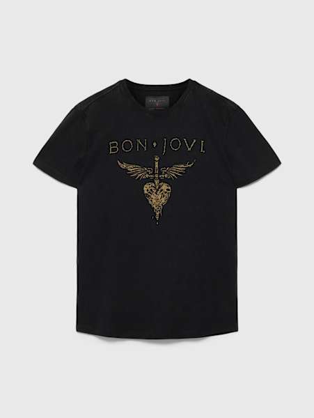 BON JOVI HEART AND DAGGER TEE