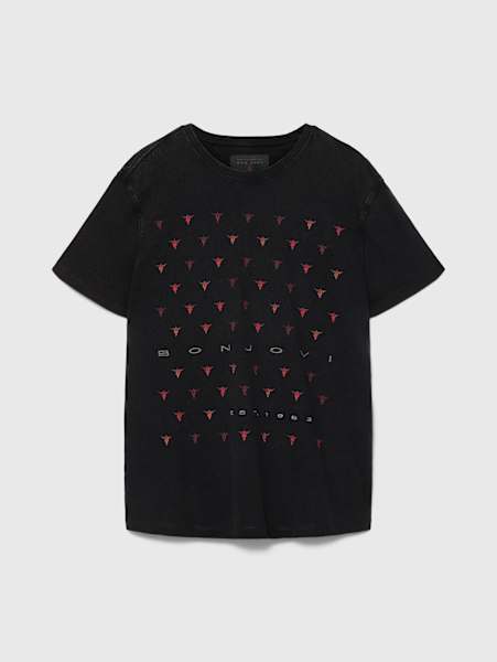 BON JOVI HEART AND DAGGER REPEAT TEE