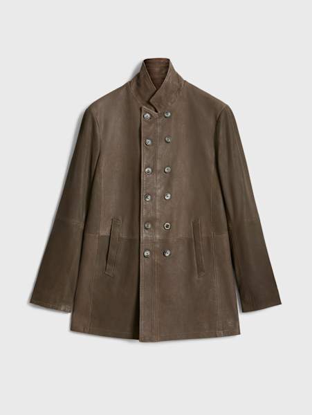 CUT-AWAY DOUBLE BREASTED COAT