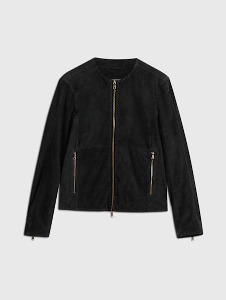 CURTIS COLLARLESS JACKET