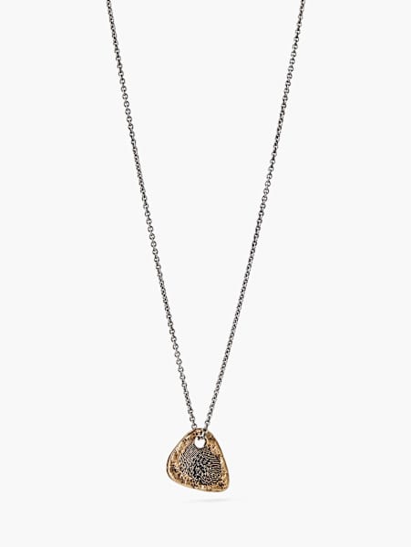 BRASS GUITAR PICK NECKLACE