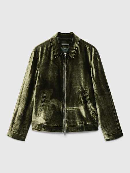 ALDEN VELVET BOMBER JACKET