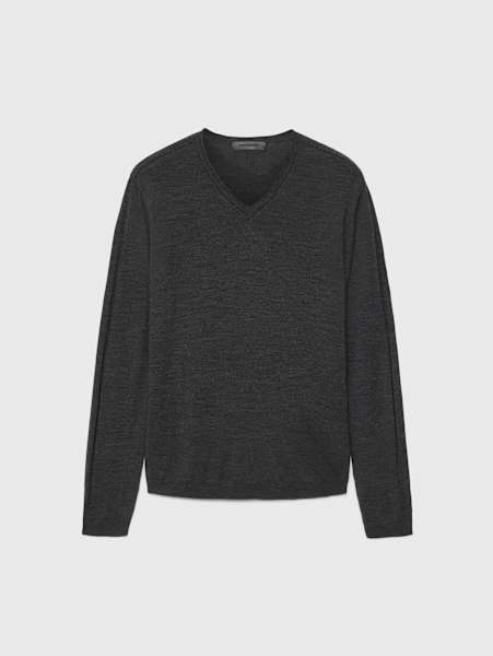 VICHY V-NECK SWEATER