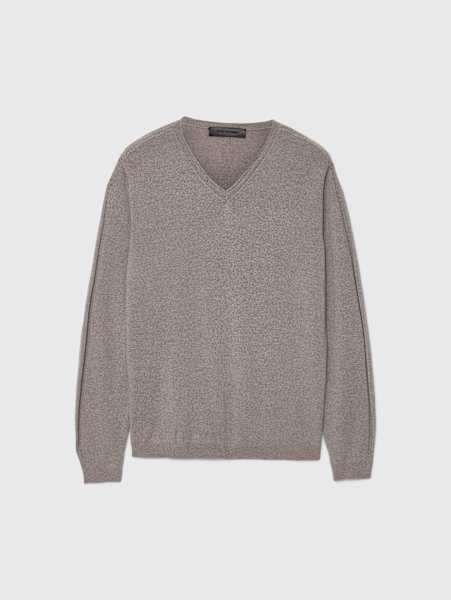 VICHY V-NECK SWEATER