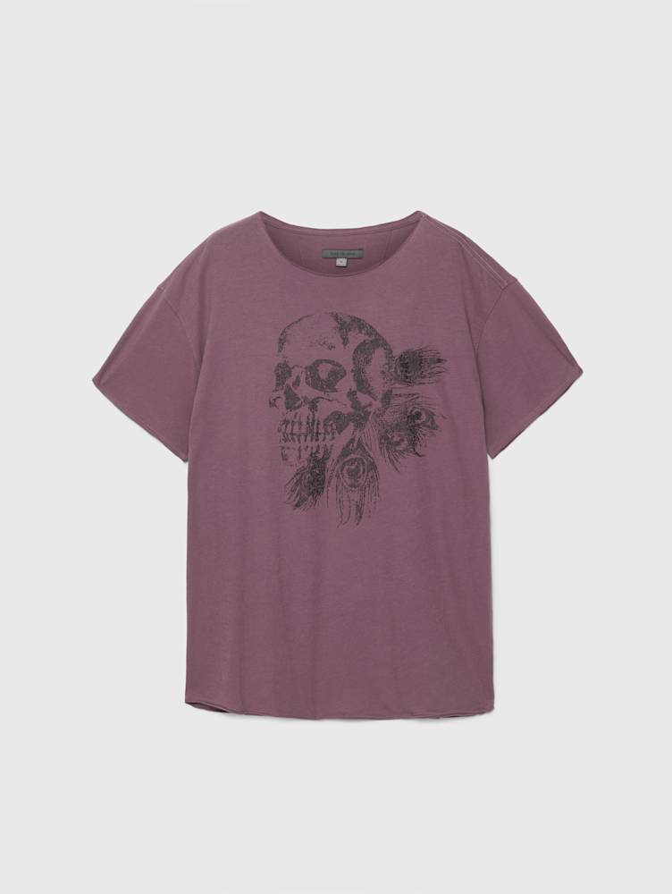 SKULL FEATHER TEE