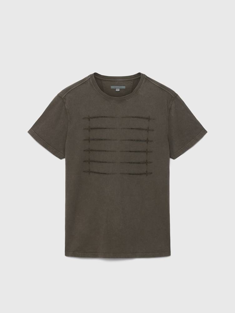 SWORD PIPING TEE