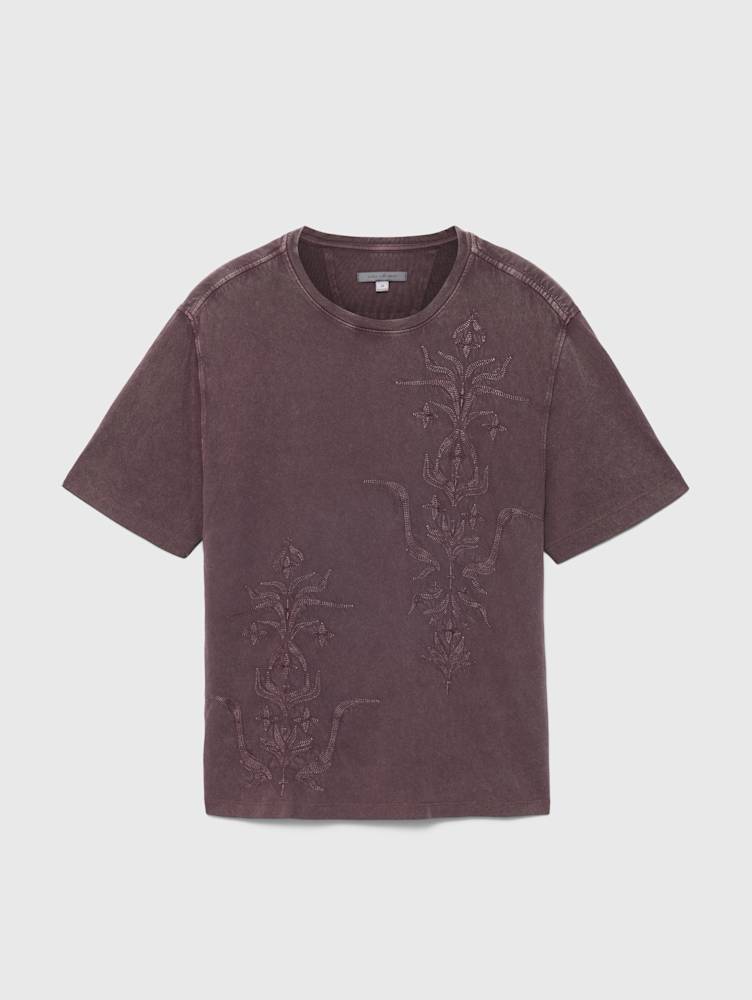GOTHIC EMBROIDERY TEE