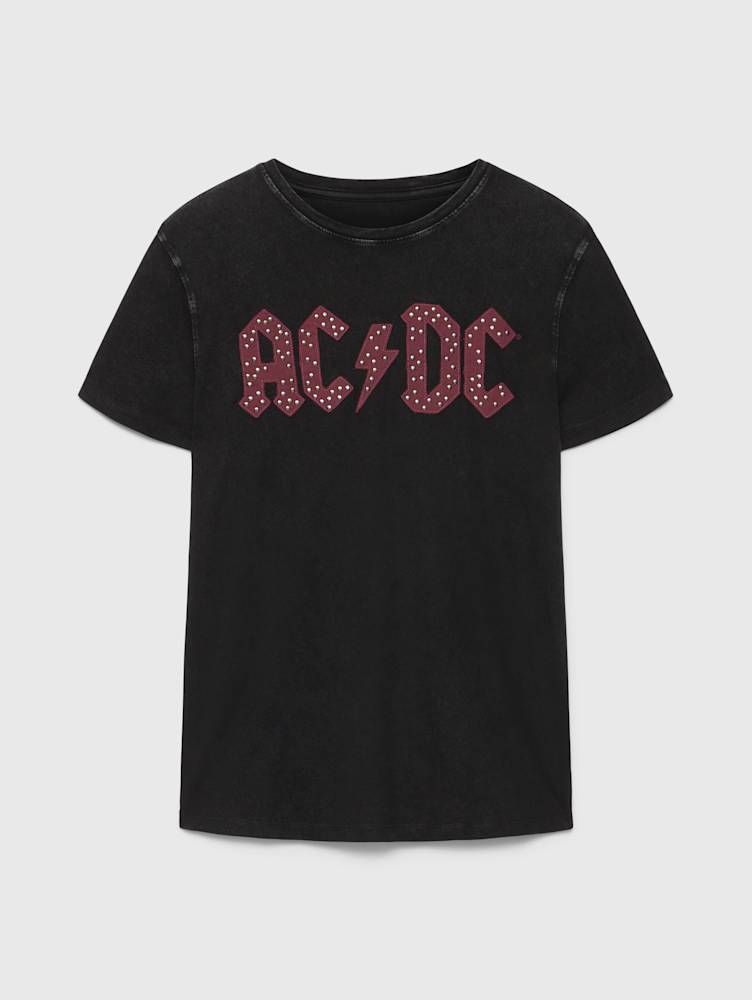 AC/DC STUDDED TEE