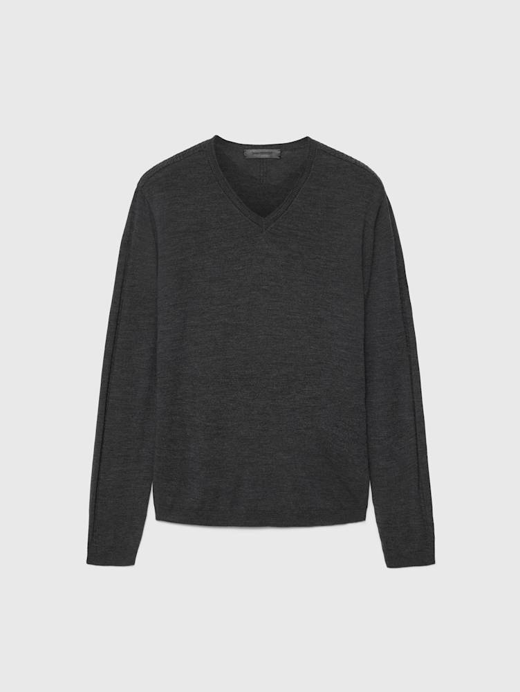 VICHY V-NECK SWEATER