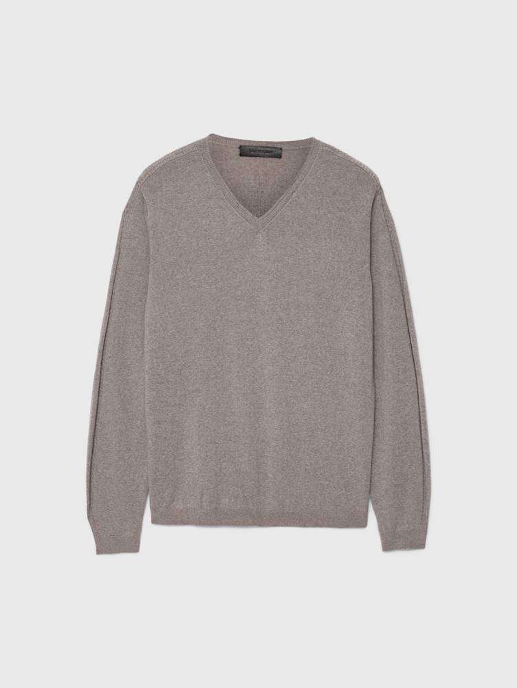 VICHY V-NECK SWEATER
