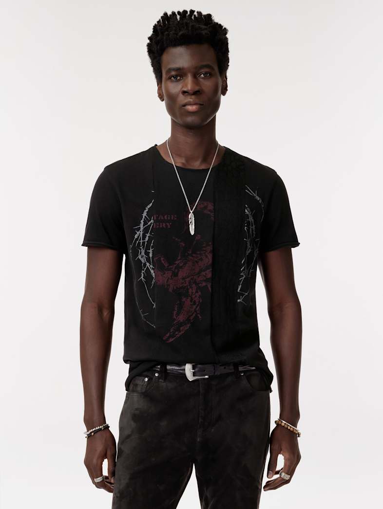 BARBED WIRE + SCORPION TEE